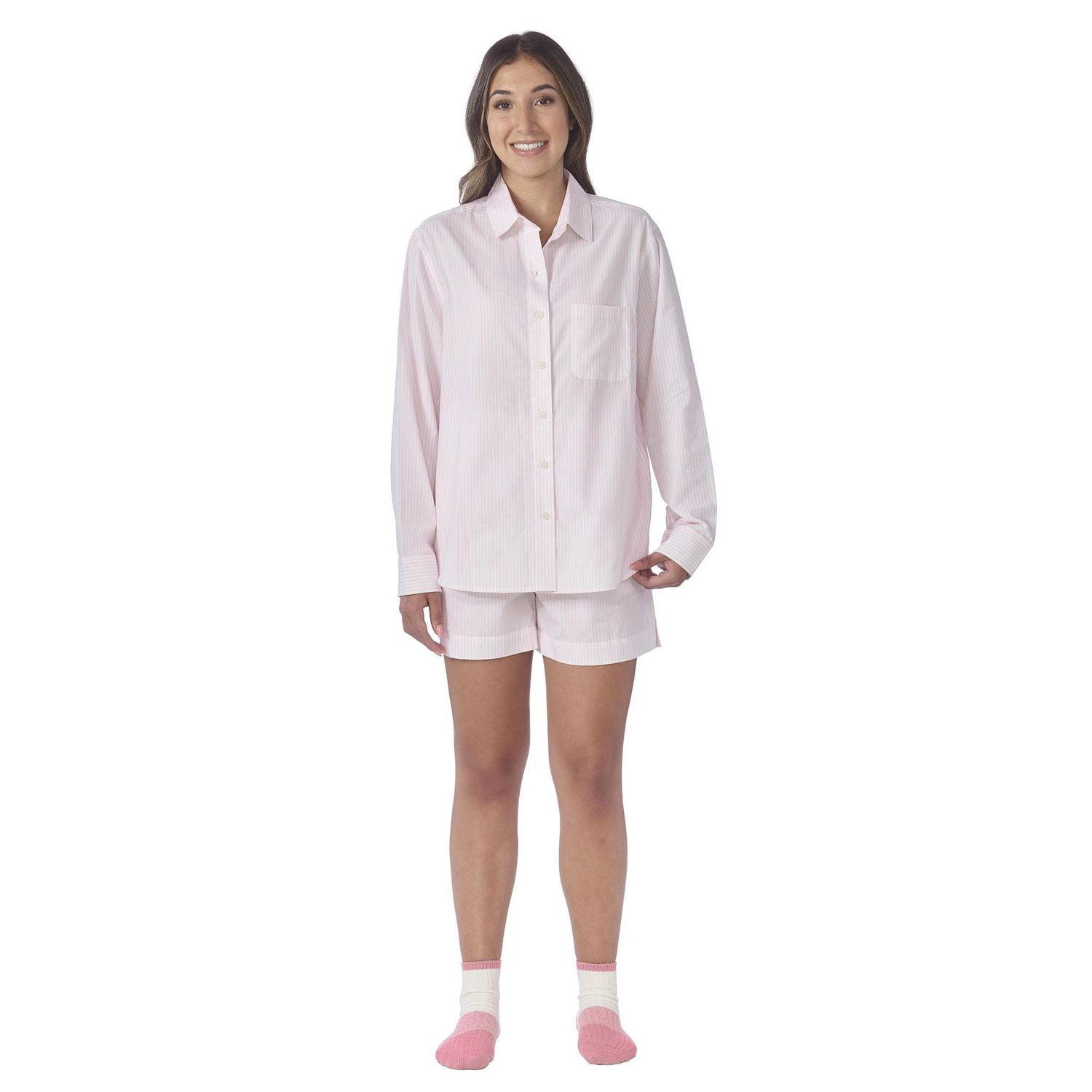 Secret vêtements de nuit Chemise classique oversize en popeline