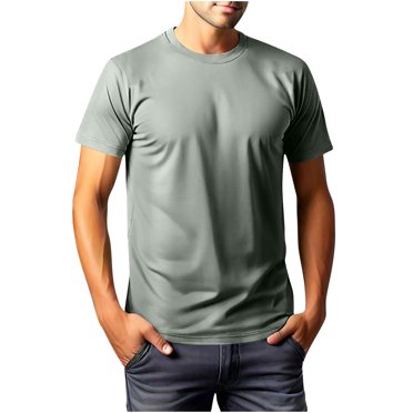 Besolor T-Shirts d'Été pour Hommes à Col Rond, Manches Courtes, Décontractés, Respirants, de Gym, de Course, Athlétiques, Basiques