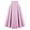 Pink, variant on Pisexur Women's Vintage Plaid Skirt Side Split Skirt Elastic High Waisted Midi A-Line Flowy Skirts with Pockets