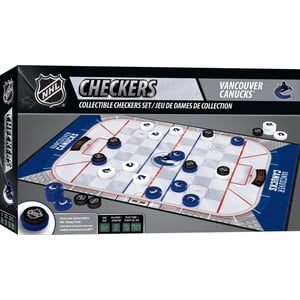 Masterpieces Puzzle Company Vancouver Canucks Checkers Board Game