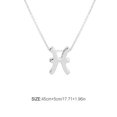 thumbnail image 3 of Constellation Theme Friendship Necklace Creative Comfortable Ins Exquisite Durable Rust-proof Lightweight Fashion Accessory Pisces Silver, 3 of 6