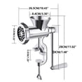 thumbnail image 3 of Yhmxh Kitchen Gadgets Cooking Gadgets Kitchen Gifts Home Made Sausage Filling and Sausage Making Machine Manual Chili Powder Grinder Meat Grinder Small Hand Cranked Machine meat grinder, 3 of 3
