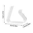 thumbnail image 3 of Tranfacy Home and Kitchen,Kitchen Gadgets,Kitchen Necessary Transparent Non-Slip Tablecloth Clips for Dining Table - Secure Hold Easy to Use, 3 of 4