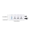 thumbnail image 3 of Yhmxh Electronics Smart Home Socket USB Plug Board For Home Office Dormitory Travel Multi-functional Patch Panel Multi Hole Toggle Wiring Plug Board Multifunctional Socket, 3 of 6