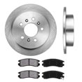 thumbnail image 1 of Callahan Rear Replacement Brake Disc Rotors and Semi-Metallic Brake Pads Brake Kit For Buick Allure Lacrosse Chevy Impala Monte Carlo, 1 of 4