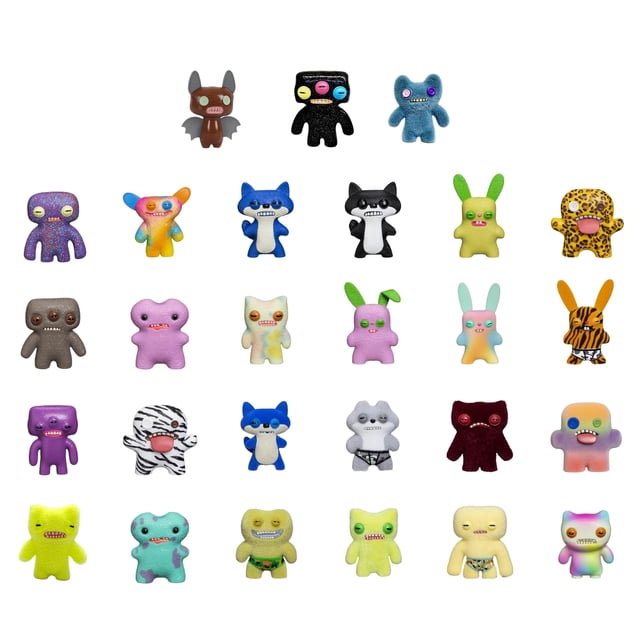 Figurines de Collection Fuggler Monstre Drôle et Laid Lot de 3