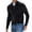 Black, variant on EQWLJWE Man's Wool V Neck Zipper Sweater Clearanc Men'S Wool Pullover Standing Collar Solid Color Long Sleeved Knitted Pullover Autumn And Winter Sweater