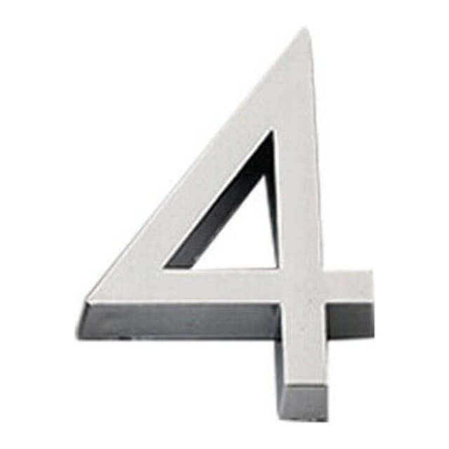 60mm Self Adhesive Home Door Number Sign Modern House Hotel Room Numerals