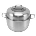 thumbnail image 1 of Casserole Vapeur en Acier Inoxydable, Casserole Vapeur Polyvalente avec Couvercle, Poignée, Casserole de Cuisson en Métal pour Soupe à la Vapeur, Marmite pour Légumes, Boulettes, Ragoûts, Pâtes, 1 of 7