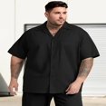 thumbnail image 1 of Chemise Classique à Manches Courtes pour Hommes Grande Taille Confort Signature Flex, 1 of 4
