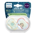 thumbnail image 1 of Philips Avent Ultra Air Pacifier 0-6m Sloth/Sleeping Tiger, 1 of 4