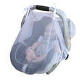 thumbnail image 1 of Jolly Jumper Infant Car Seat Net | Breathable Mesh Insect Cover with Elasticized Trim & Adjustable Ties | Fits All Infant Car Seats, 1 of 3