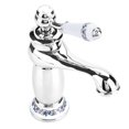 thumbnail image 4 of LHCER Floral Pattern Single Handle Mixer Tap Cold/Hot Water Faucet for Bathroom Basin Sink,Water Faucet, Kitchen Sink Water Tap, 4 of 8