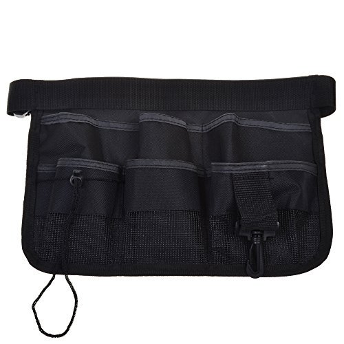 COSMOS Trousse d'Outils de Taille Multifonction Couleur Noire avec Sangle de Taille Réglable