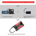 thumbnail image 3 of TFixol Portable 37000mWh Car Jump Starter with Air Compressor, Smart Clamps, and Multi-Output USB for Emergency Power and Tire Inflation, Compact Design, V0 Flame Retardant, -30°C to 65°C Operation, 3 of 6