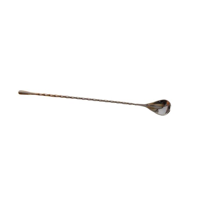 Long Handle Spoon Stainless Steel Mixing Ice Long Spoon Milkshake Spoon black