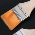thumbnail image 3 of WIFKLSIIPG 6PCS Flat Paint Brushes Oil Paint Brush Memory Nylon Paint Brushes Set for Cleaning Painting Wall Painting Greasing Gluing Paint Brushes for Canvas Painting with Natural Handle, 3 of 8