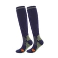 thumbnail image 1 of Aocisk Graduated Compression Socks For Women And Men Optimal Circulation Support During Cycling Running Travel Navy S, 1 of 4