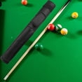 thumbnail image 3 of Billiard Pool Cue Bag 4 Equipment Billiard Holes Carrying Case Pouch for Billiard Stick Rod Black Pattern, 3 of 9