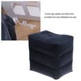 thumbnail image 4 of KAKOWELY foot rest pillow Inflatable Airplane Leg Rest Pillow Travel Three Adjustable Height Footrest Foot Stool Recliner Relax Cushion for Flight or Train (Blue), 4 of 4
