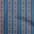 thumbnail image 1 of oneOone Cotton Poplin Medium Blue Fabric Geometric Craft Projects Decor Fabric Printed By The Yard 42 Inch Wide, 1 of 4