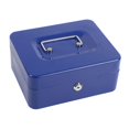 thumbnail image 1 of DOLITY Boîte à Billets en Métal avec Serrure, Étui Conteneur avec Clés pour Enfants Filles Garçons Prix Bleu, 1 of 9