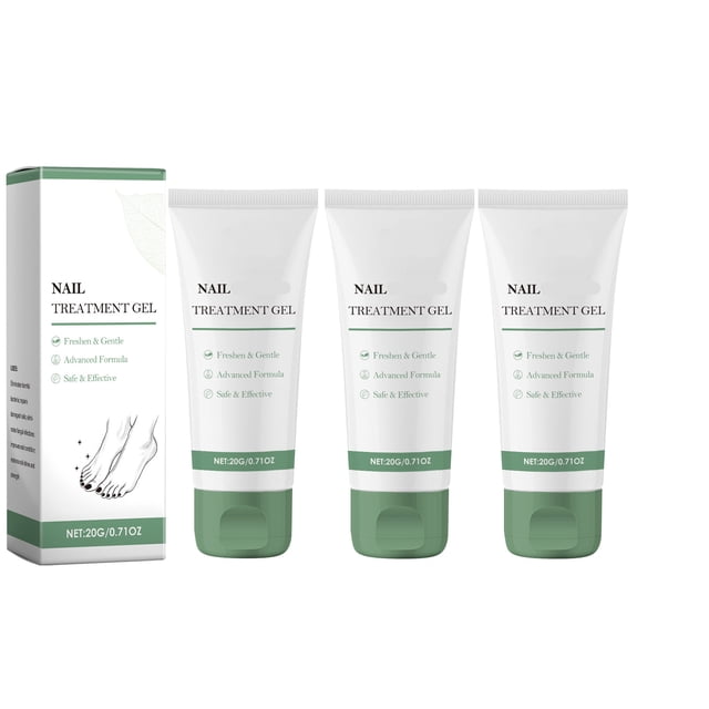 FSTDelivery 3 Pcs Nail Care Clean Gel to Fortify Nails & Boost Elasticity, User-Friendly Easy Application & Effortless Cleaning, Rejuvenates Dry Brittle Nails for Home & Salon Daily Use