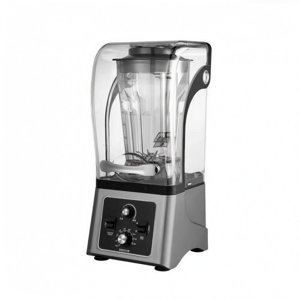 kowaku Soy Milk Maker Sound-Dampening Beverage Blender Transparent Cover Countertop Milk Blender, Gray, 2.5L 110V Us