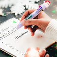 thumbnail image 4 of WIFKLSIIPG Cartoon Christmas 10 Color Ballpoint Pen Christmas Student Stationery Gift Cute Press Color Pen Ten Color Pen 1ml, 4 of 8