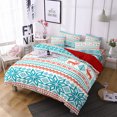 thumbnail image 1 of Innerwin 3 Piece Quilt Sets Printed Coverlet Set, Christmas Comforter Bedspread, Lightweight Microfiber, King, 1 of 1