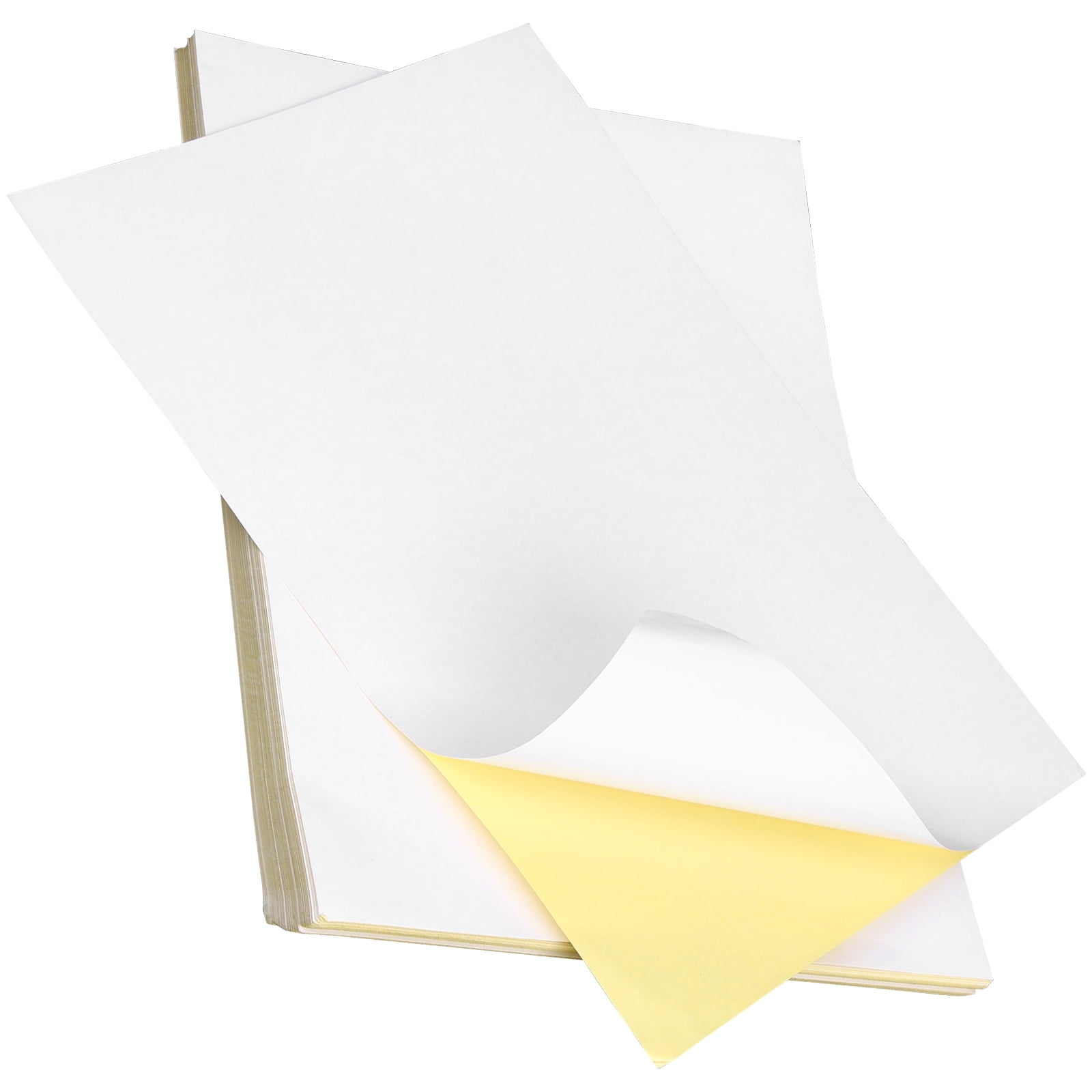 100 Sheets Sticker Paper Matte Sticker Paper For Inkjet Printer A4 Sticker Sheet