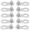 thumbnail image 1 of Bicycle Missing Link Bike Chain Link Reusable Steel Quick Release for 6 7 8 9 10 Speed Chains with 5 Pairs, 1 of 7