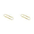 thumbnail image 1 of Metal Pen Clips,Paperclip Pen Holders for Notebooks and Papers,Multifunctional Pen Clips,Portable Metal Paper Clips,Pen Holder Clip for Notebook,Books,Planner,Journals,Clipboard and Paper,Gold 2PCS, 1 of 5