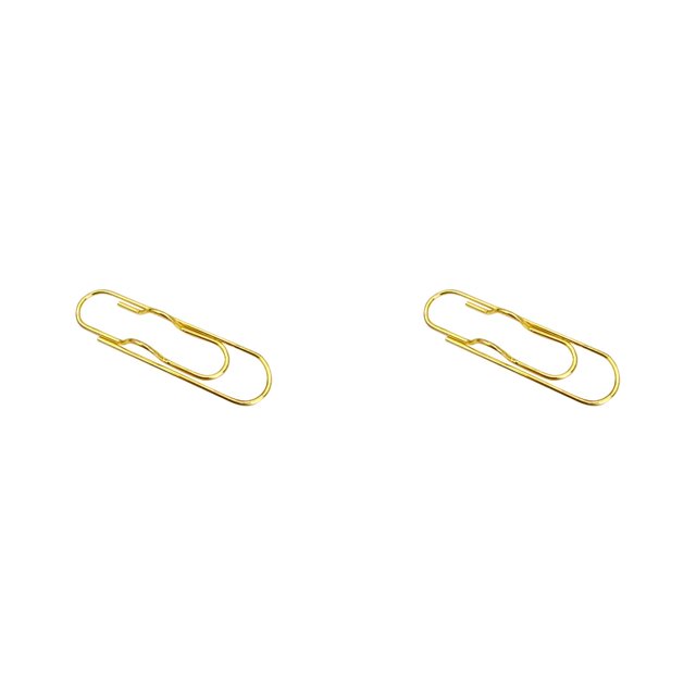 Metal Pen Clips,Paperclip Pen Holders for Notebooks and Papers,Multifunctional Pen Clips,Portable Metal Paper Clips,Pen Holder Clip for Notebook,Books,Planner,Journals,Clipboard and Paper,Gold 2PCS