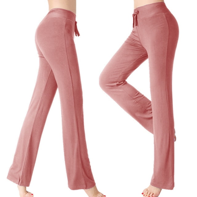 AherBiu Sweatpants for Womens High Waisted Drawstring Slim Fitted Casual Trousers Fall Solid Color Workrout Yoga Pants