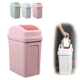 thumbnail image 2 of Kitchen Can Swing Top Garbage Buckets Covered Kitchen Living Room Can Flip Sundries To Store Buckets Recyclable Bags Kitchen Yard Bags Paper Kitchen Bags Scented Bags Small Can Reusable Liner Small, 2 of 7