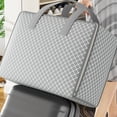 thumbnail image 2 of Sentmoon Comforter Storage Bag Heavy Duty Storage Bag With Reinforced Carrying Handles Oversized Clothing Quilt Storage Bag Moving Packing Bag Thickened Double Zipper Saves Travel Space, 2 of 9