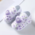 thumbnail image 2 of NOKIO Baby Girls Soft Sole Shoes Baby Toddler Walkings Bow Sandals First Walkings Crib Shoes with Memory Foam Insole and Non-Slip Flex Sole for Early Steps, 2 of 7