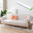 thumbnail image 1 of Disposable Plastic Drop Cloth Roll 20m Clear Painter Tarp with Self-Adhesive Backing, Tear-Resistant Cover for Furniture, Floors, and Surface Protection, 1 of 8