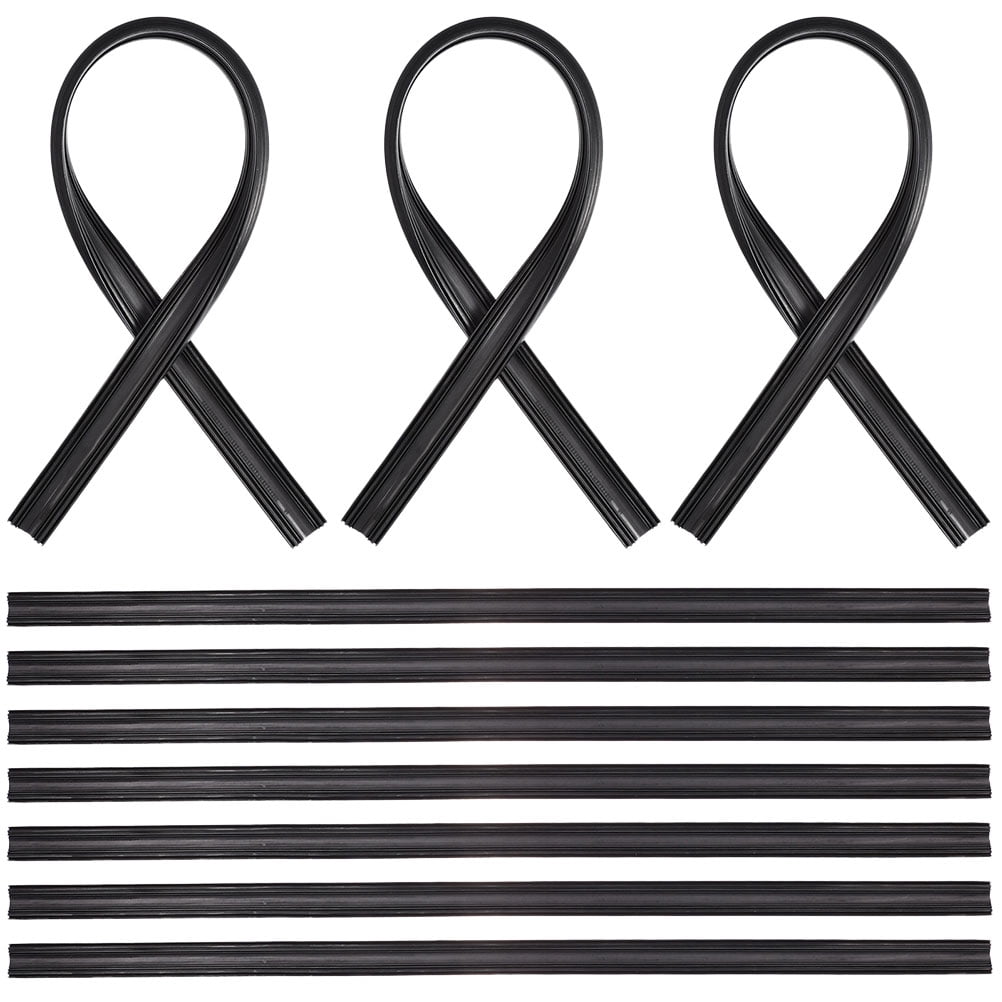 10pcs Windshield Wiper Refills Car Blade Inserts Replacement Windshield Wiper Blade Refills