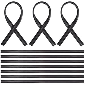 10pcs Wiper pare-brise Recharges Lame de voiture Inserts de rechange Wiper Pare-vent Rechargees