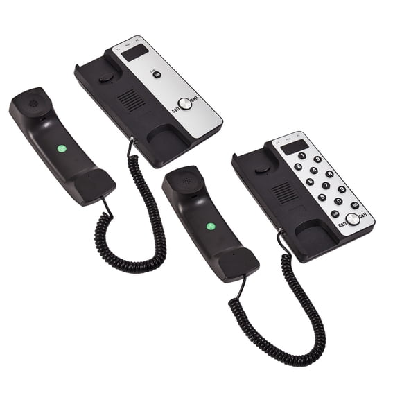 TFixol Système d'Intercom Sans Fil Longue Portée 433 MHz avec Volume Réglable, Prend en Charge 100 Appareils, Hôte HT12 + Extension, Norme Américaine, Transmission Stable 1000 m