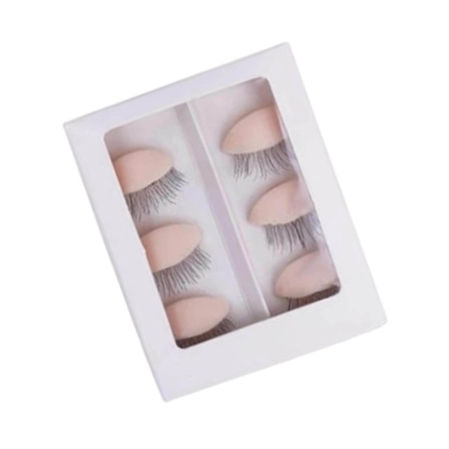 Silicone Training Mannequin Head for Training Profession Use Face mannequin makeup Head Pink Eyelid Box