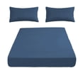 thumbnail image 2 of Qiopertar Fitted Sheet, Non-Slip Double Bed Fitted Sheet with All-Inclusive Elastic Pocket, Soft Fiber Bed Cover for Mattress Protection, 2 of 6