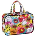 thumbnail image 1 of iscream 'Love 2 Laugh' Sac Cosmétique à Double Poignée Zippée 12.25 Pouces" x 8.25 Pouces", 1 of 2