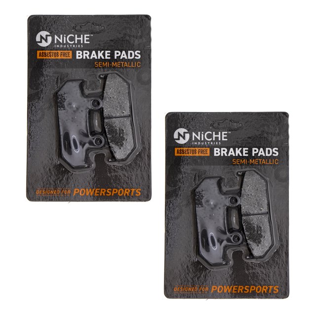 Niche Front Brake Pad for Honda Goldwing 1500 Semi-Metallic Motorcycle 2 Pack 519-KPA2394D