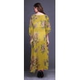 thumbnail image 4 of Bimba Kaftan de Plage Floral, Paréo de Bikini, Robe Maxi pour Femmes, Long Caftan-TG-3X, 4 of 5