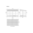 thumbnail image 3 of Gazebo Penguin Florence Ajouter Une Pièce 8 ft. x 16 ft. en Sable, 3 of 9