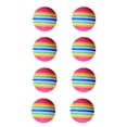 thumbnail image 2 of SHISUYAN 8pcs 38mm Rainbow EVA Ball Practice Indoor Training Aid Training Ball (Colorful), 2 of 8