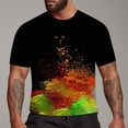 thumbnail image 2 of Ketyyh-chn99 T-Shirt Homme Wrangler Chemises Coton Confortable Manche Courte Col Rond Coupe Décontractée T-Shirt Ample Doux T-Shirt Classique Rouge,6TG, 2 of 4